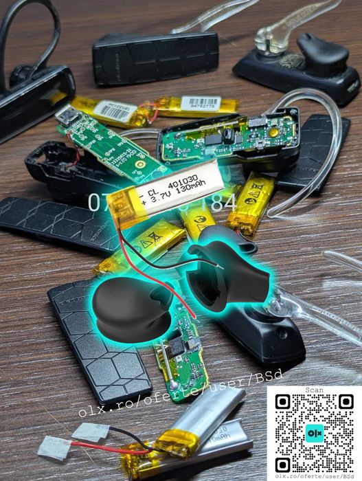 Baterie NOUA casca Plantronics Explorer 50 55 10 M70 (montaj optional)