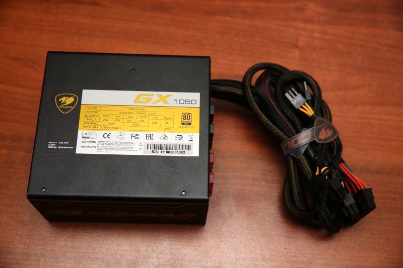 Мощный блок питания Cougar GX 1050