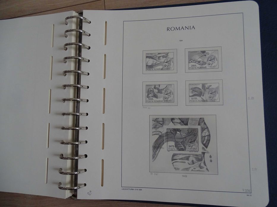 Romania 1991-1997 - Album pentru timbre gol (Lot 73)
