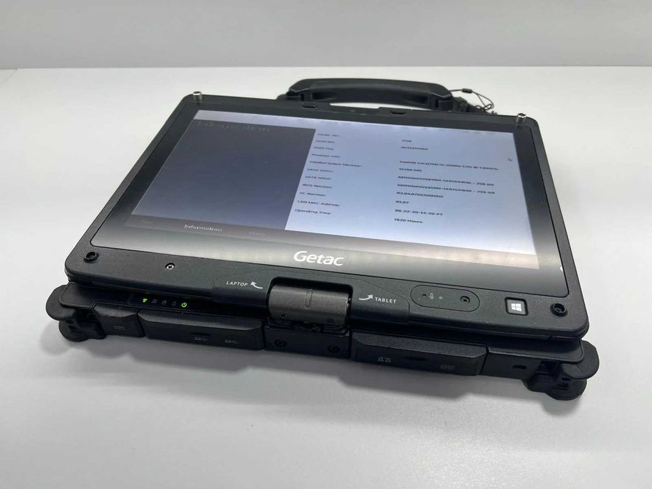 Laptop SH GETAC Fully Rugged i5-4300U 2 SSD 256gb 12gb RAM Touchscreen
