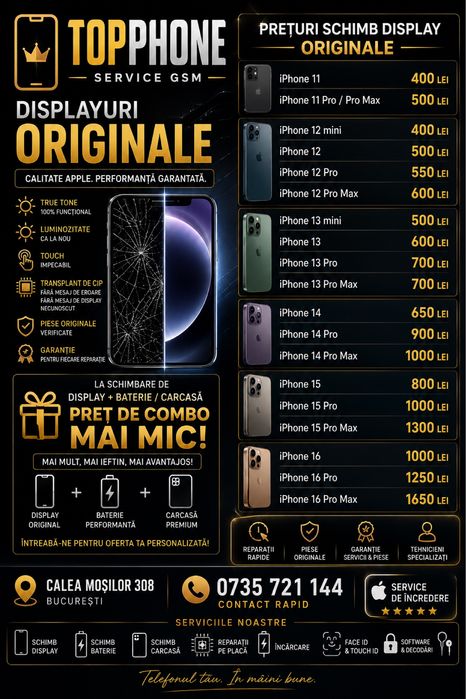 Oferat display uri iphone!