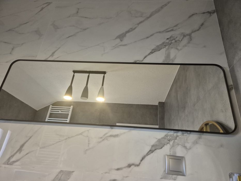 Oglindă dreptunghiulara rama neagră