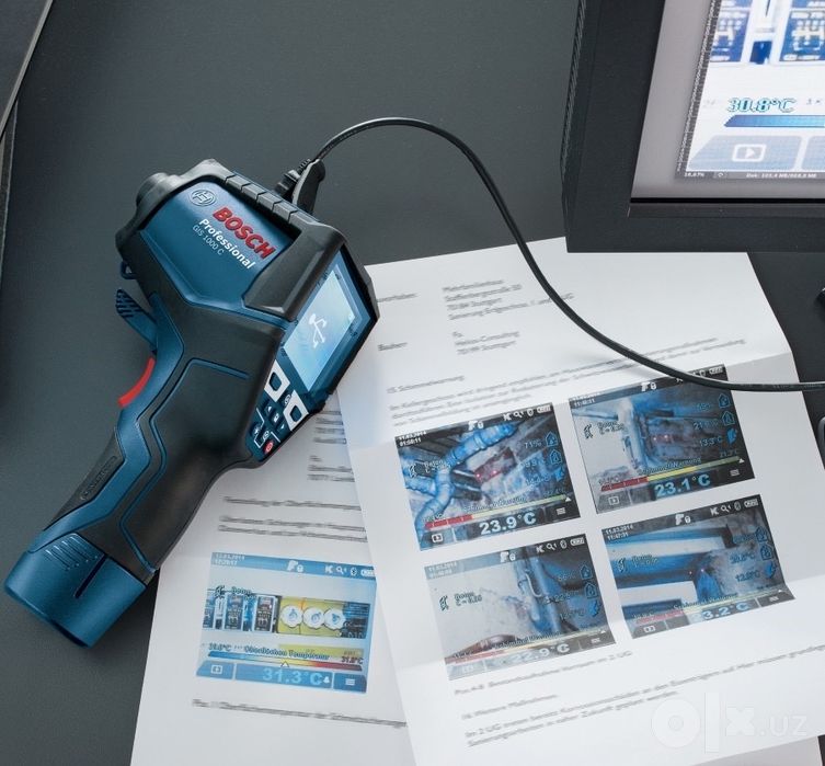 Термодетектор (пирометр, тепловизор) BOSCH GIS 1000 C pro