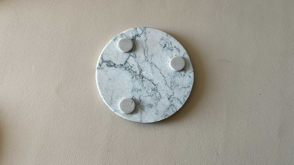 Set 4 Suporturi pentru pahare din marmura