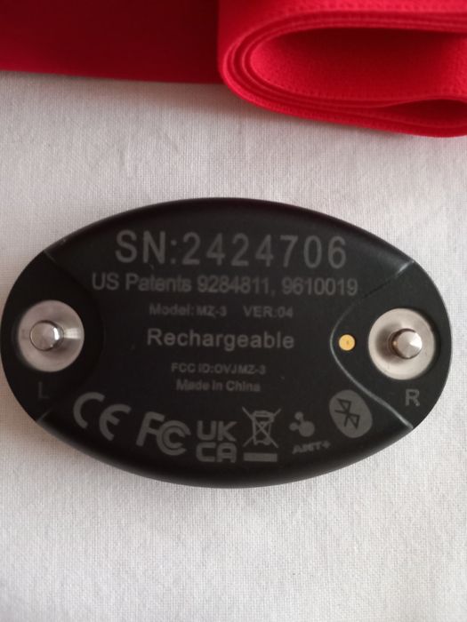 Myzone MZ-3,Monitor de ritm cardiac.