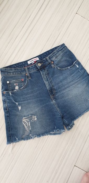 Tommy Hilfiger Mom Denim Jeans Short  31 ОРИГИНАЛ! Дамски Къси Дънкови