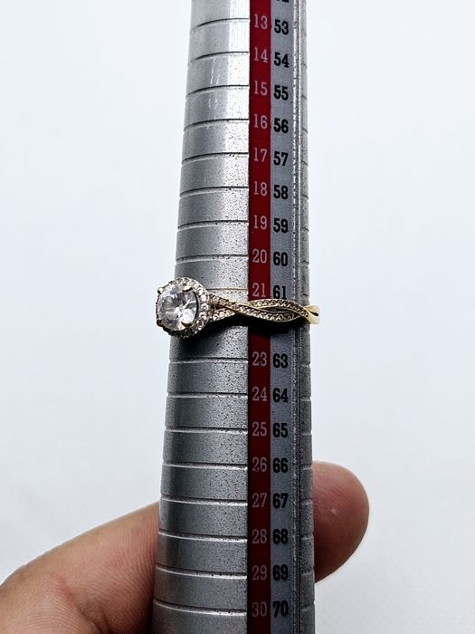 Vand inel dama din aur 14 k 3.04 g cod 62