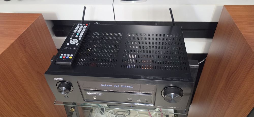 Receiver 7.2 Denon AVR-X1300w Dolby Atmos Wifi Bluetooth 4k usb arc