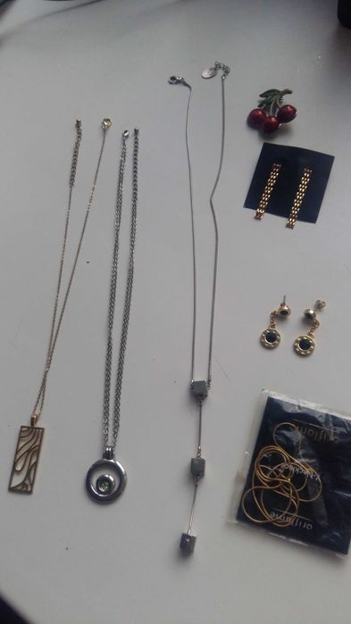 Колье подвески сережки