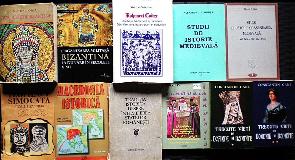 Cărți rare de ISTORIE medievală și modernă a popoului român