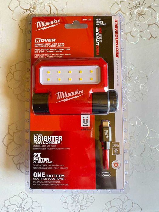 Светодиодный фонарь Milwaukee 2114-21 Rover™ LED USB