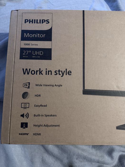 Monitor philips 27 inch 4k nou sigilat