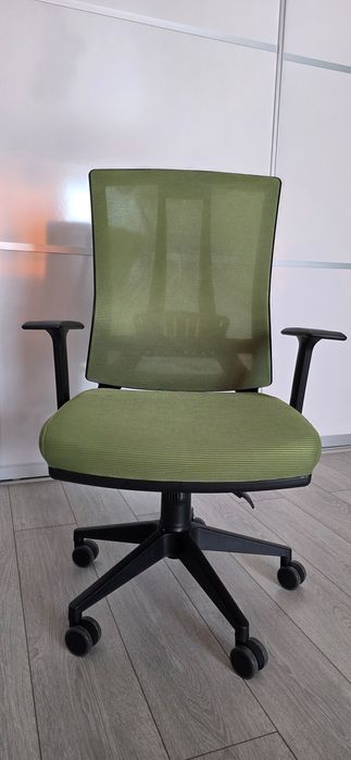 Scaun birou ergonomic Genova, rotativ, mesh, verde