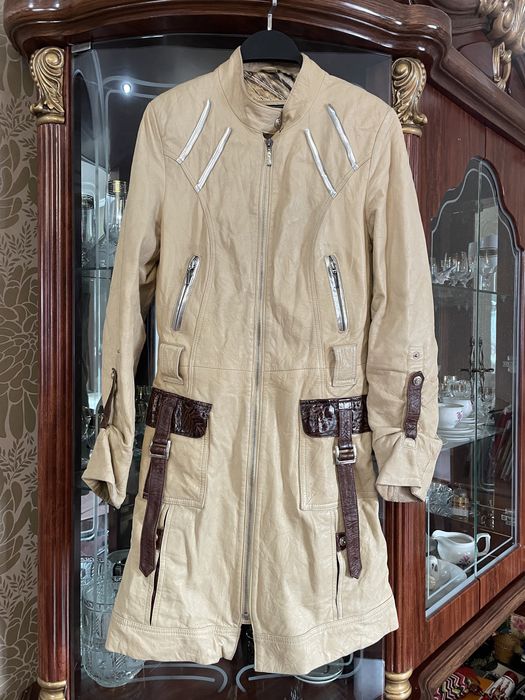 Кожаный плащ Турция