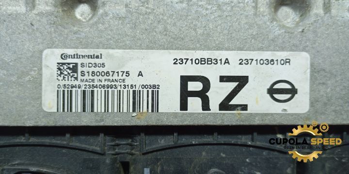 Calculator motor ECU 1.5DCI S180067175 SID305 23710BB31A 237103610R N