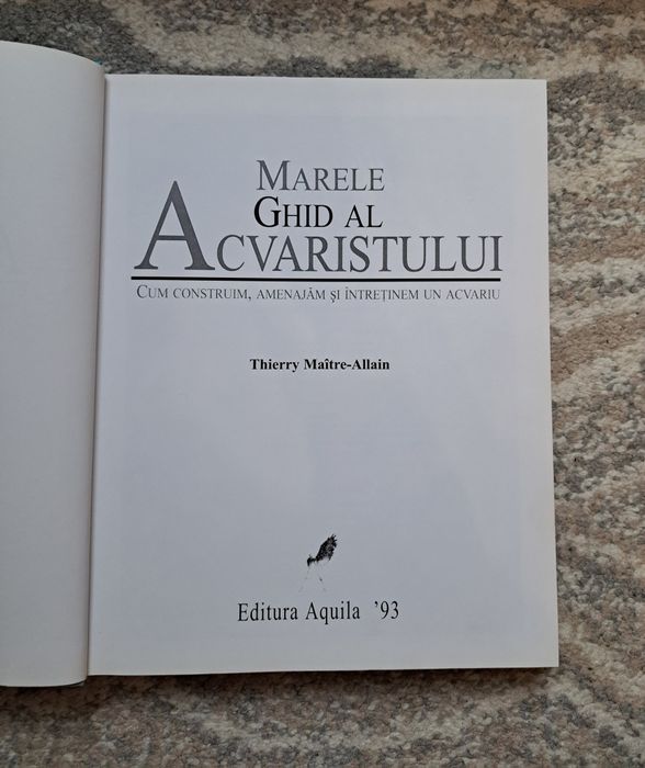 Carte "Marele ghid al acvaristicului"