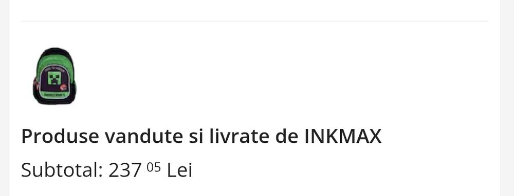 Ghiozdan(rucsac )pentru școală - Minecraft