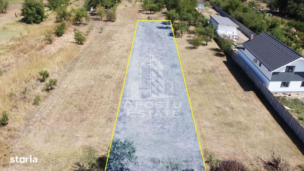 Teren intravilan 1374 mp,Giarmata,comision 0