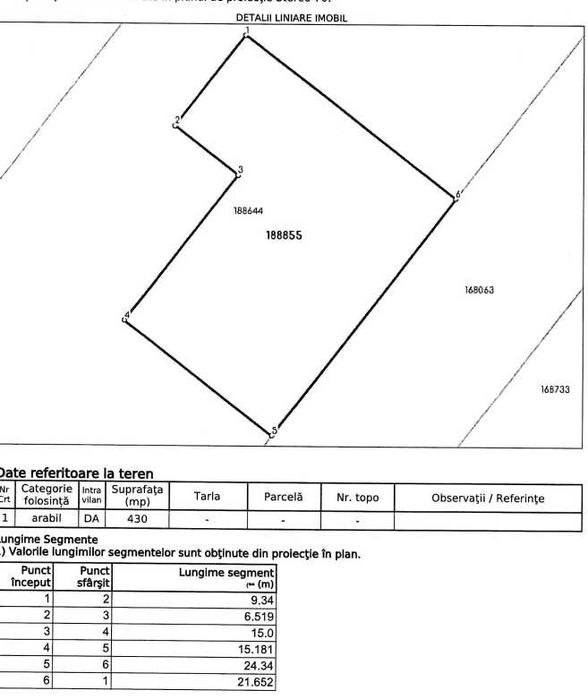 Vand 2 parcele 4,3 si 14,13 ari, intravilan cu PUZ, zona Dara
