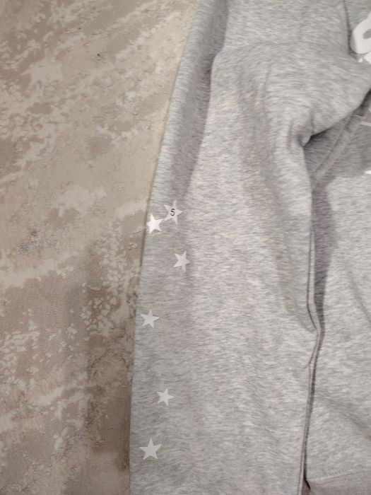 Sp5der hoodie серая