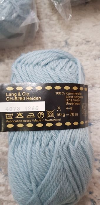 Продам пряжу, производство Швейцария, состав лана вул супер вош