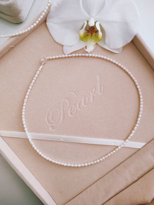 Colier NOU perle naturale de apa dulce.
Dimen