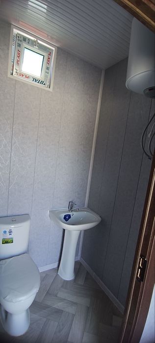 12 metrli konteyner domik 2 xona ofis san uzeli bilan
