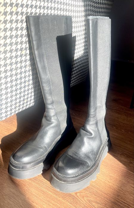 Ботуши ZARA естествена кожа