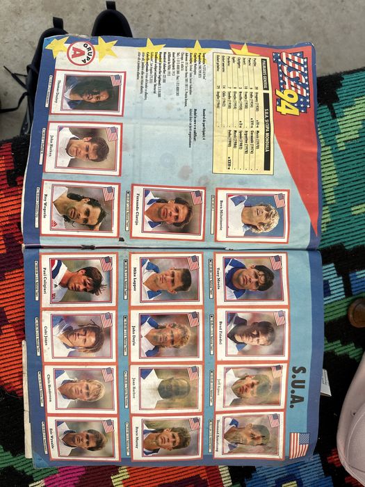 Album cupa mondiala SUA 2004, gen Panini