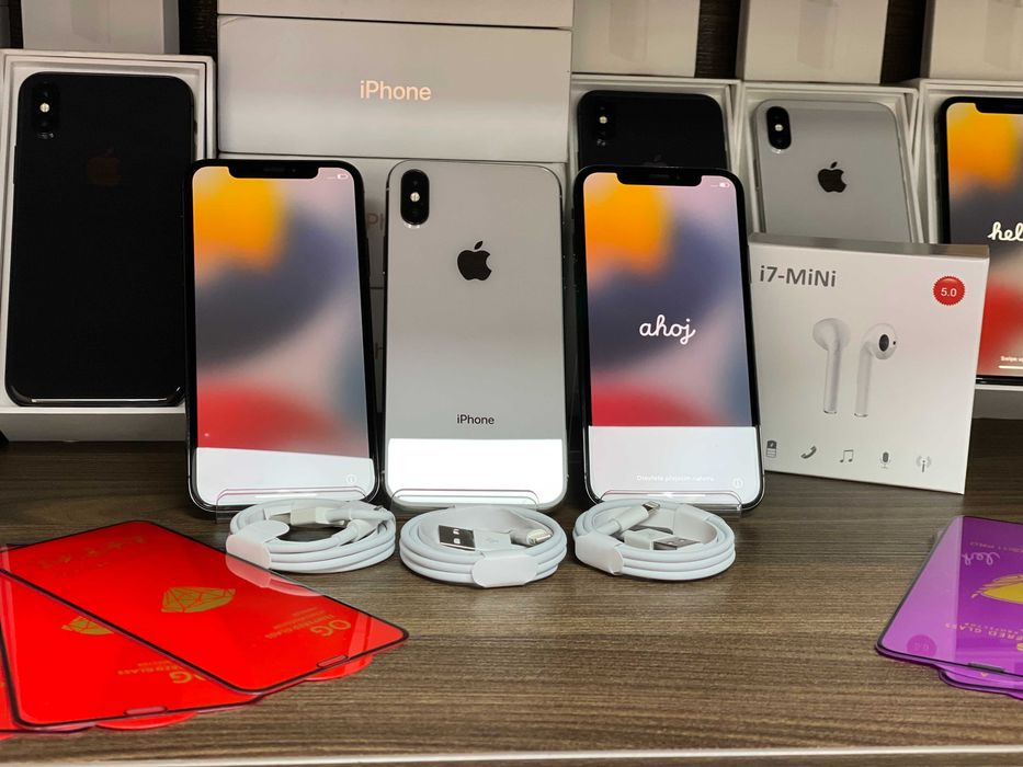 Apple iPhone X 256GB 6 месеца гаранция + ПОДАРЪЦИ