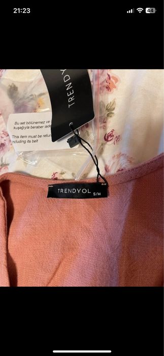 Kimono roz pudrat cu crapi koi S-M