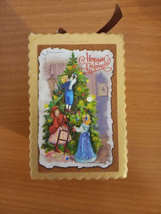 Набор ёлочных игрушек ручной работы