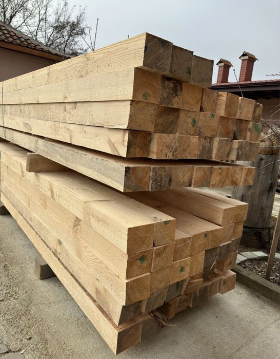 Дървен материал - греди, дъски, талпи, летви, декинг, ламперия, дюшеме