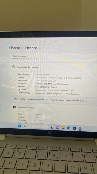 Laptop 2 in 1 Hp envy x360