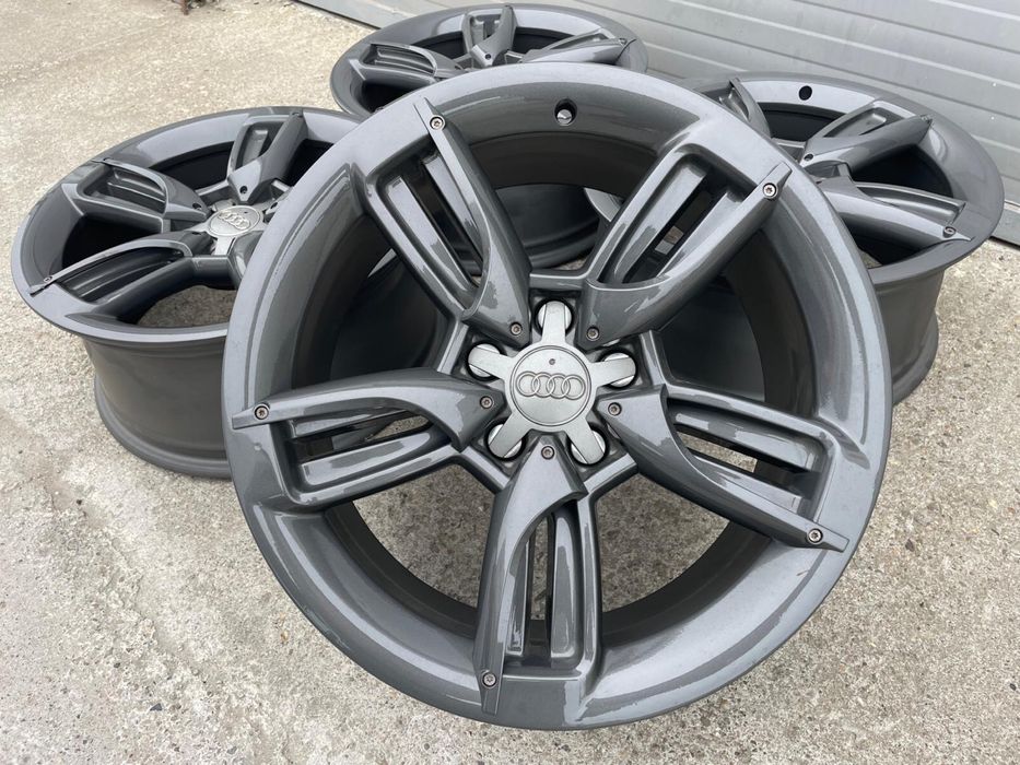 Jante 18 originale audi a6 a4 a8 , q3 , 5x112 , 8j et 38 , cb 57.1 mm