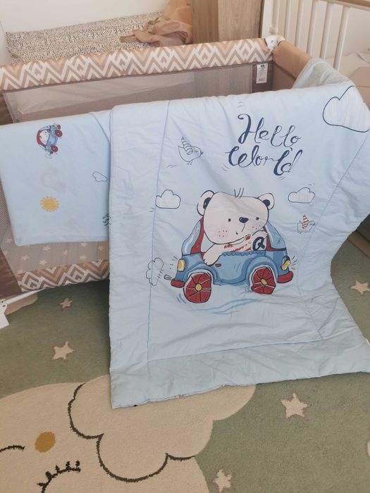 Преносима кошара + сгъваем матрак