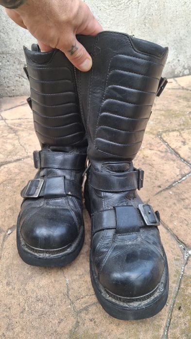 Ghete de piele Harley Davidson