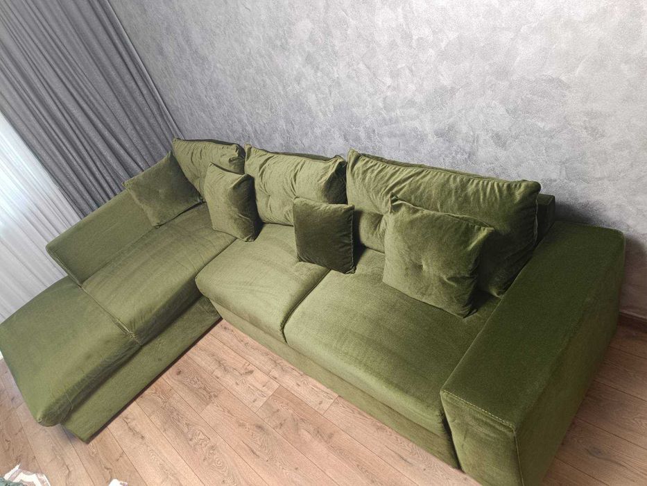 Диван ъглов с лежанка