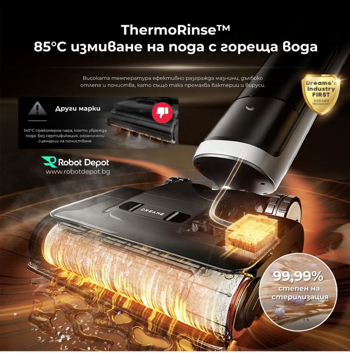 Dreame H15 Pro – Отлично състояние + 6 месеца гаранция