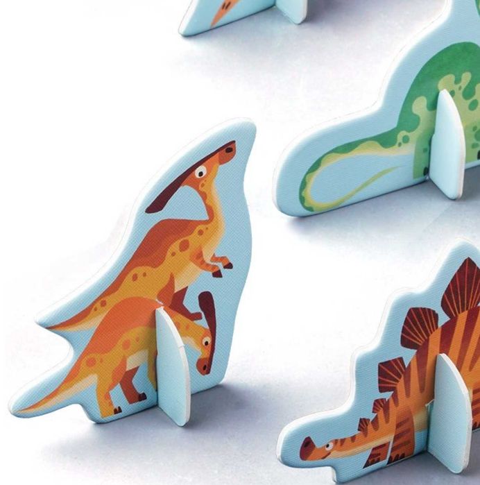 Супер подарък Пъзел в кутия динозаври 116ч. География с динозаври