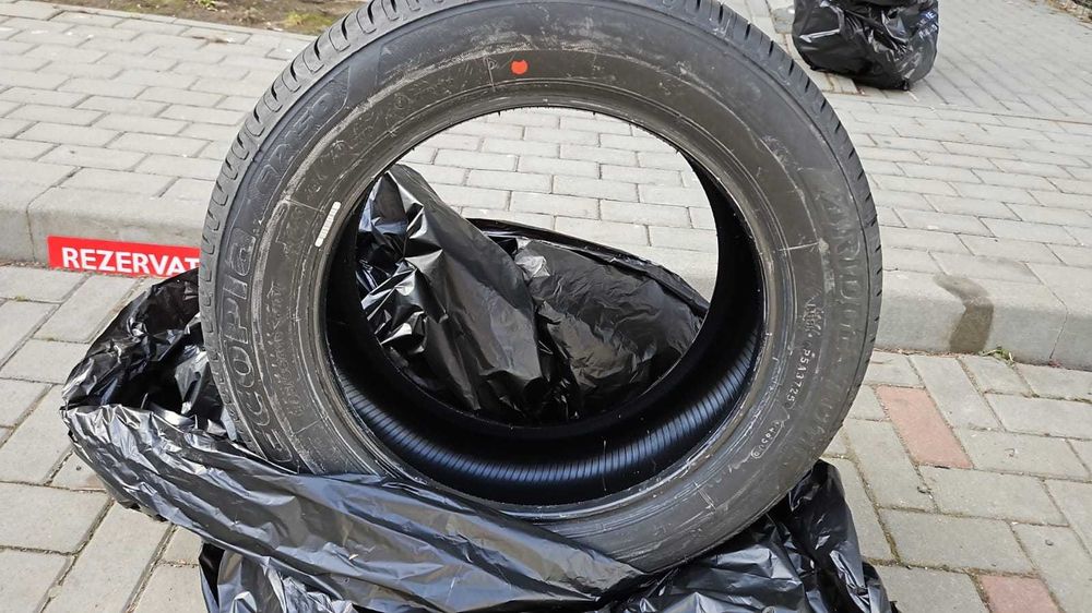 Vând set patru anvelope 16 inch Bridgestone, vară.