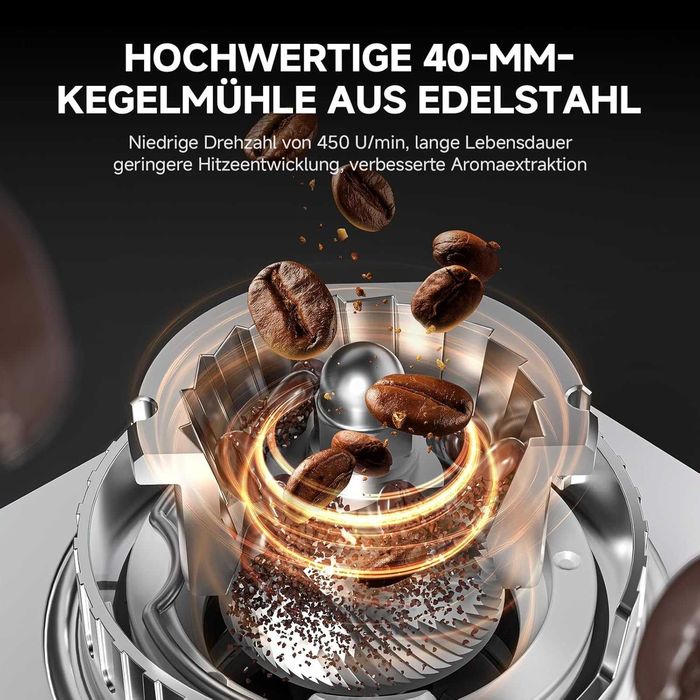 Кафемелачка електрическа AMZCHEF Electric Grinder,Гаранция