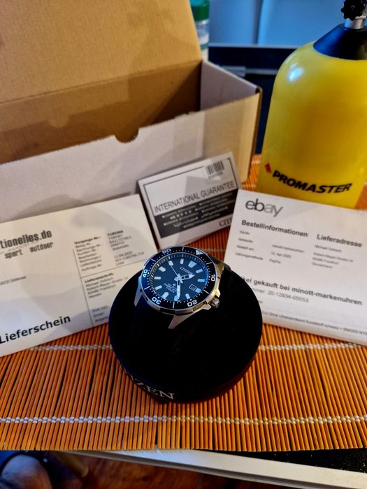 Citizen promaster eco-drive titanium diver 200m