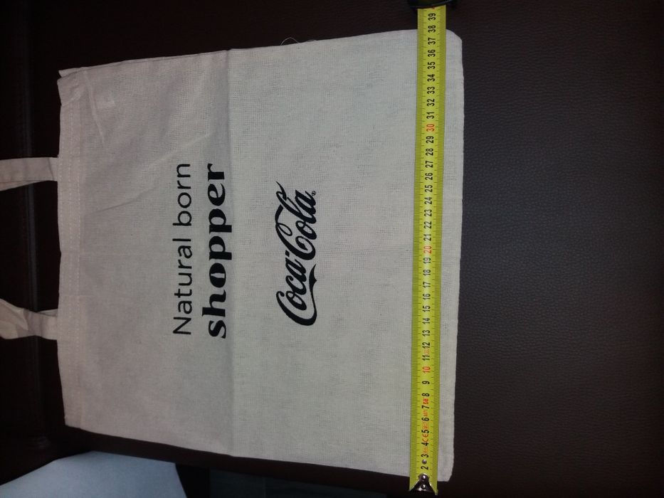Sacoșe bumbac coca-cola (Set 6 bucati)