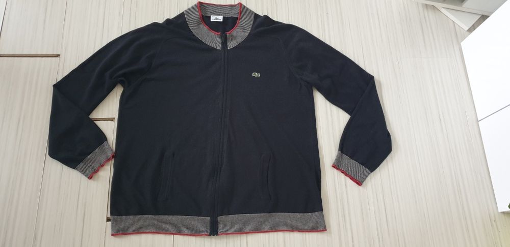 Lacoste Cotton / Wool Full Zip  8 - 3XL ОРИГИНАЛ! Жилетка С цял Цип!