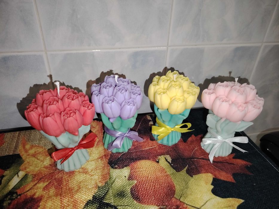 Букетчета свещички