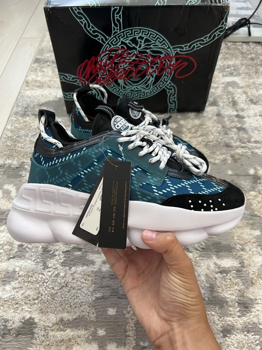 Versace Chain Reaction Blue/ White 42