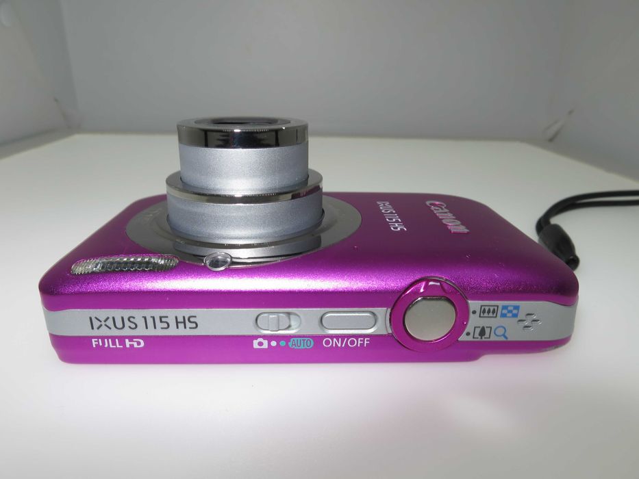 Canon IXUS 115 компактен фотоапарат камера розов цвят FULL-HD видео