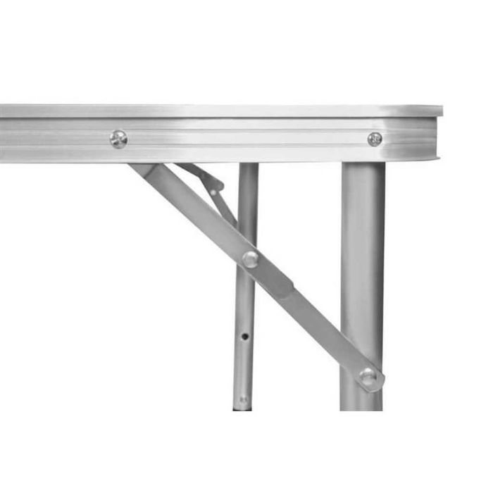 Комплект сгъваема алуминиева маса с 4 стола – идеален за къмпинг