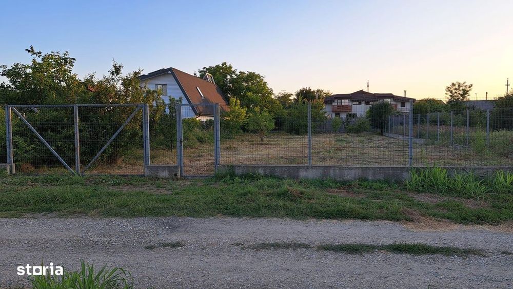 Vanzare teren intravilan imprejmuit 800mp Buftea